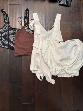 Zara and Anthro tank bundle